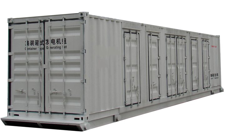 Shipping Container With Electricity